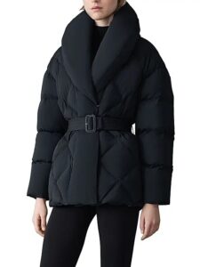 Olive Down Belted Jacket