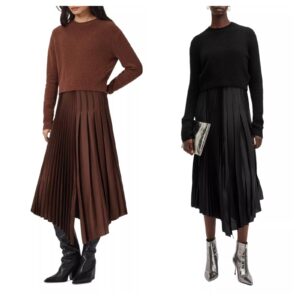 Up to 52% off Jax 2-in-1 Pleated Maxi Dress