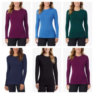 Softwear with Stretch Long-sleeve Layering Top
