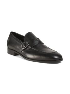 ​buckle Leather Loafers