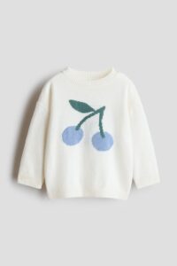 Jacquard-knit Sweater