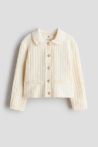 Textured-knit Cardigan