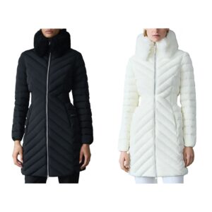 Lyris Shearling-trim Down Coat