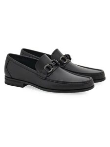 Alain Gancio Leather Loafers