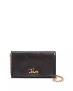 Iconic Leather Flap Wallet on Chain