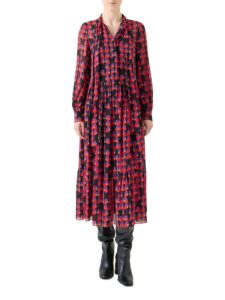 Francoise Hardy Printed Midi-dress