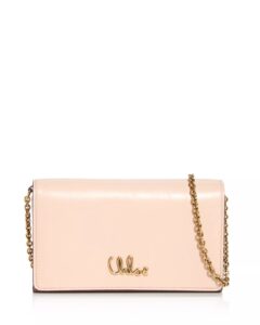 Iconic Leather Flap Wallet on Chain