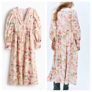 Button-front Viscose-blend Dress