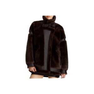 Sean Mixed Leather & Shearling Jacket $100 Gift Card