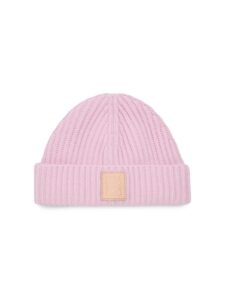 Rib-knit Cashmere Beanie
