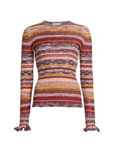 Maci Striped Space-dyed Sweater
