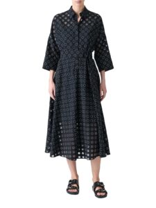 Polka Dot Organzino Shirtdress