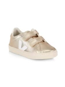 Baby's, Little Girl's & Girl's Esplar Metallic Grip-tape Sneakers