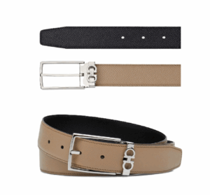 Men's Adjustable Reversible Gancini Belt