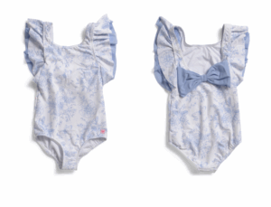 Girls Upf 50 One-piece Swimsuit Size 5-7