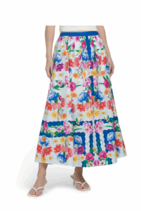 The Marcie Cotton Printed Skirt