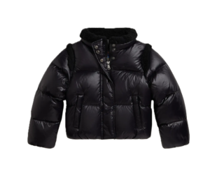 Girl's Recycled Nylon Taffeta Down Puffer Jacket, Size 2-6x