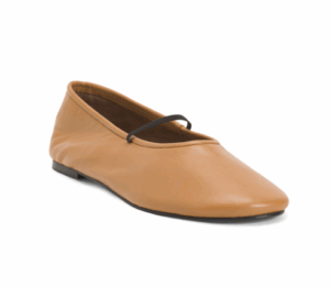 Leather Neon Moon Flats