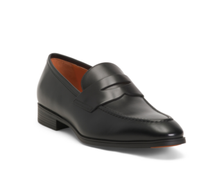 Leather Blooming Dress Loafers