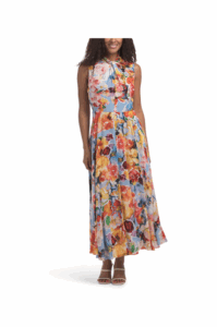 The Raquel Spring Morning Printed Dress