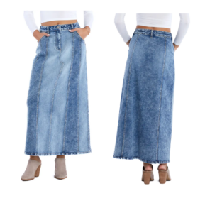 Road Trip Denim Maxi Skirt