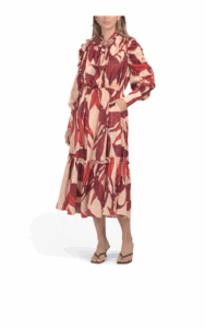 Carla Floral Ruched Sleeve Maxi Dress