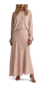 Making Me Blush Long Sleeve Maxi Dress