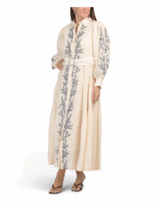 Linen Marie Jane Maxi Dress