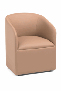 Kylie Upholstered Rolling Caster Wheel Anywhere Chair