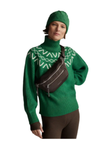 Marcie Fair Isle Mock Neck Sweater