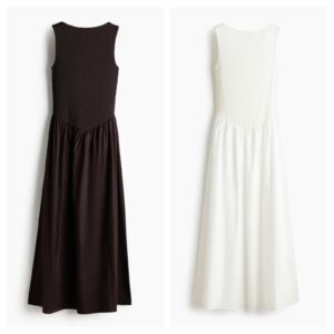 Boat-neck Midi Dress