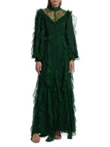 Elea Ruffled Maxi Dress