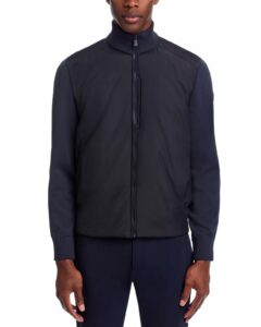Rogy Regular Fit Color Block & Fabric Jacket