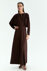 Gathered Jersey Dress