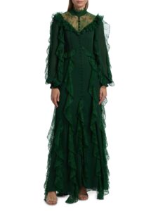 Elea Ruffled Maxi Dress