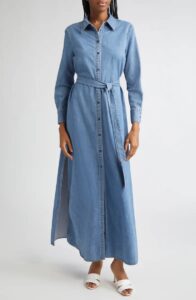 Chassidy Denim Maxi Shirtdress