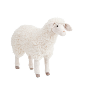 19in Fabric Sheep Decor