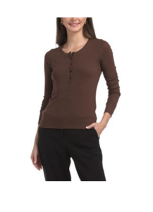Essie Rib Henley Top