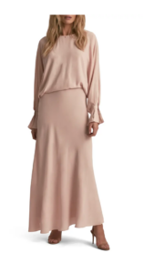 Making Me Blush Long Sleeve Maxi Dress