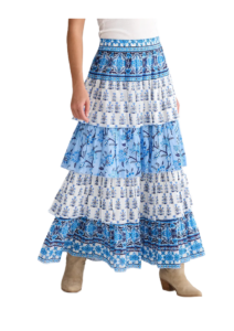 Ariel Tiered Maxi Skirt