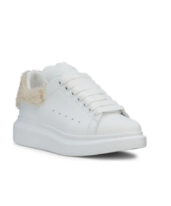 Oversize Genuine Shearling Trim Sneaker (women)