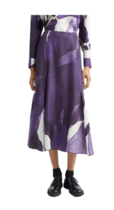 Muovaus Print Maxi Skirt