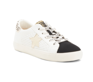 Leather Henriette Metallic Star Sneakers (toddler Little Kid Big Kid)