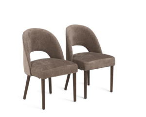 2pk 20.5x31 Miles Velvet Upholstered Dining Chairs