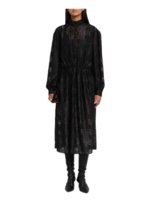 Vasco Sequined Semi-sheer Midi Shirtdress