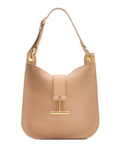 Tara Small Hobo Crossbody in Grained Leather