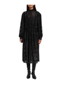 Vasco Sequined Semi-sheer Midi Shirtdress