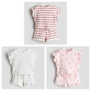 2-piece Patterned Cotton Set