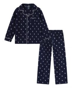 Boys 4-7 2-piece Woven Long-sleeve Top and Pant Pajama Set