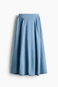Flared Denim Skirt